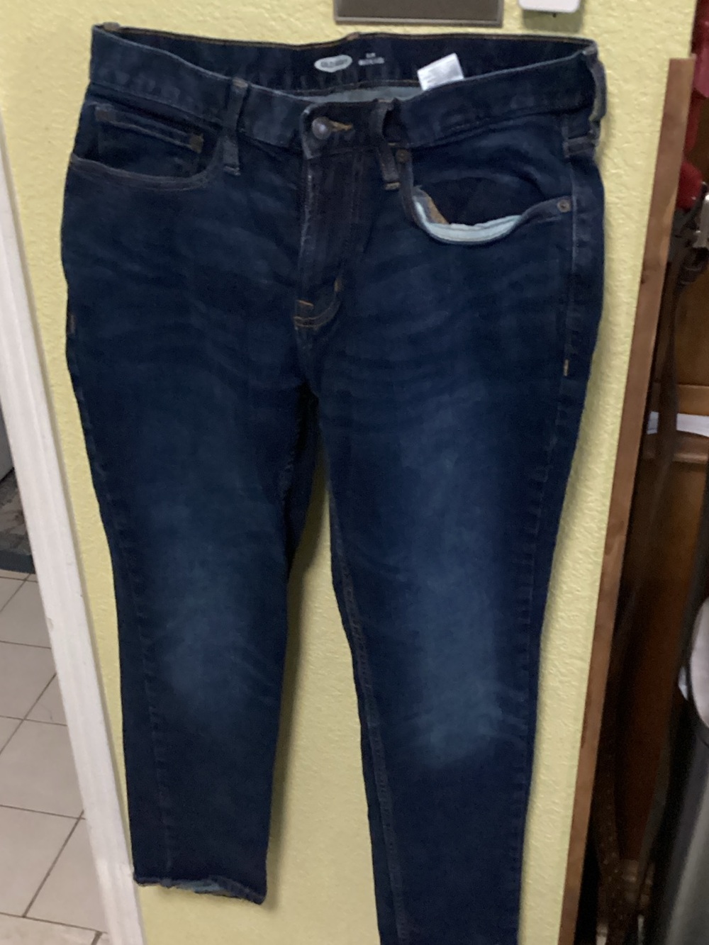 Old Navy Men's Dark Blue Skinny Jeans
